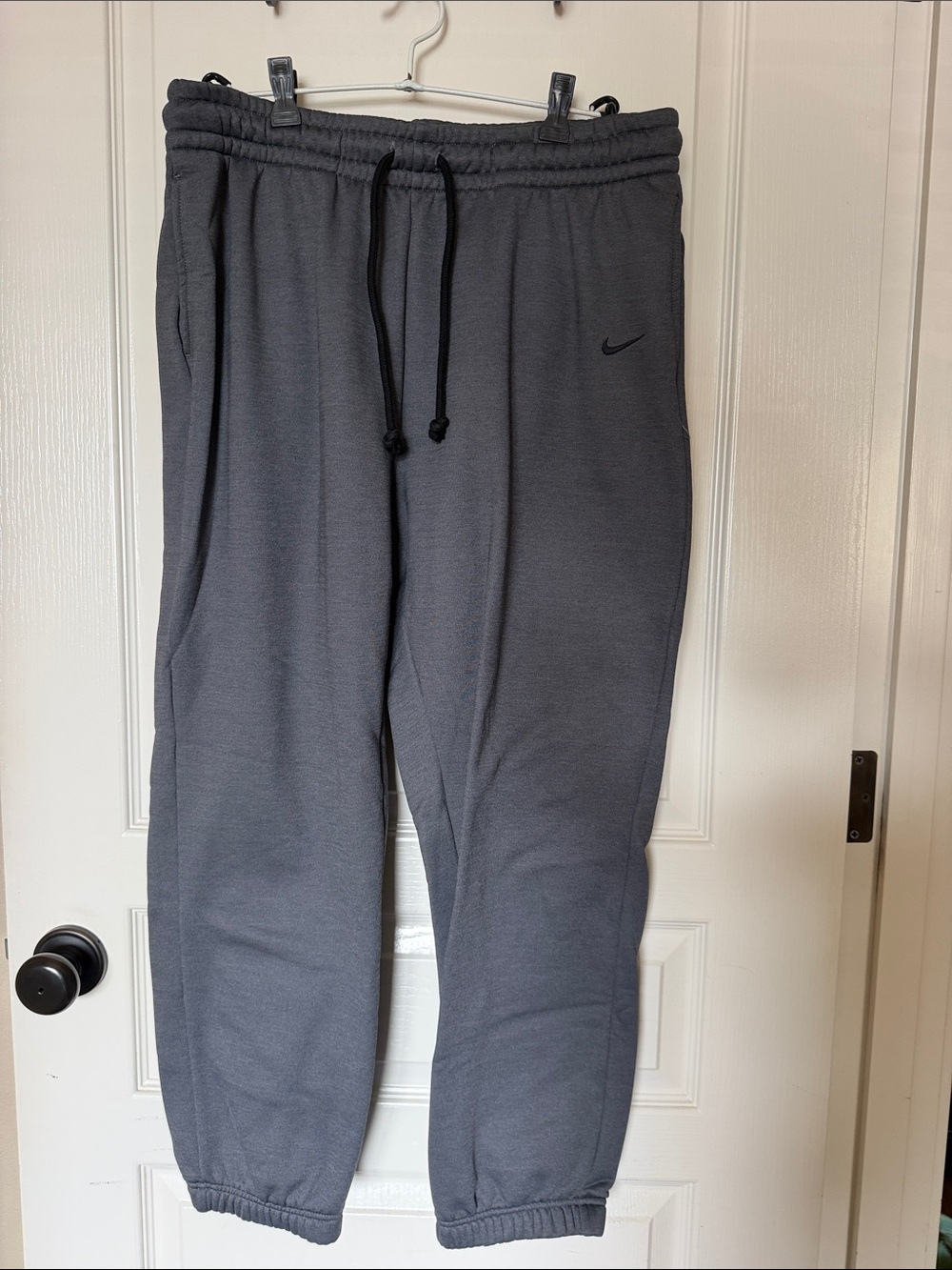 Nike Charcoal Gray Fleece Jogger Sweatpants